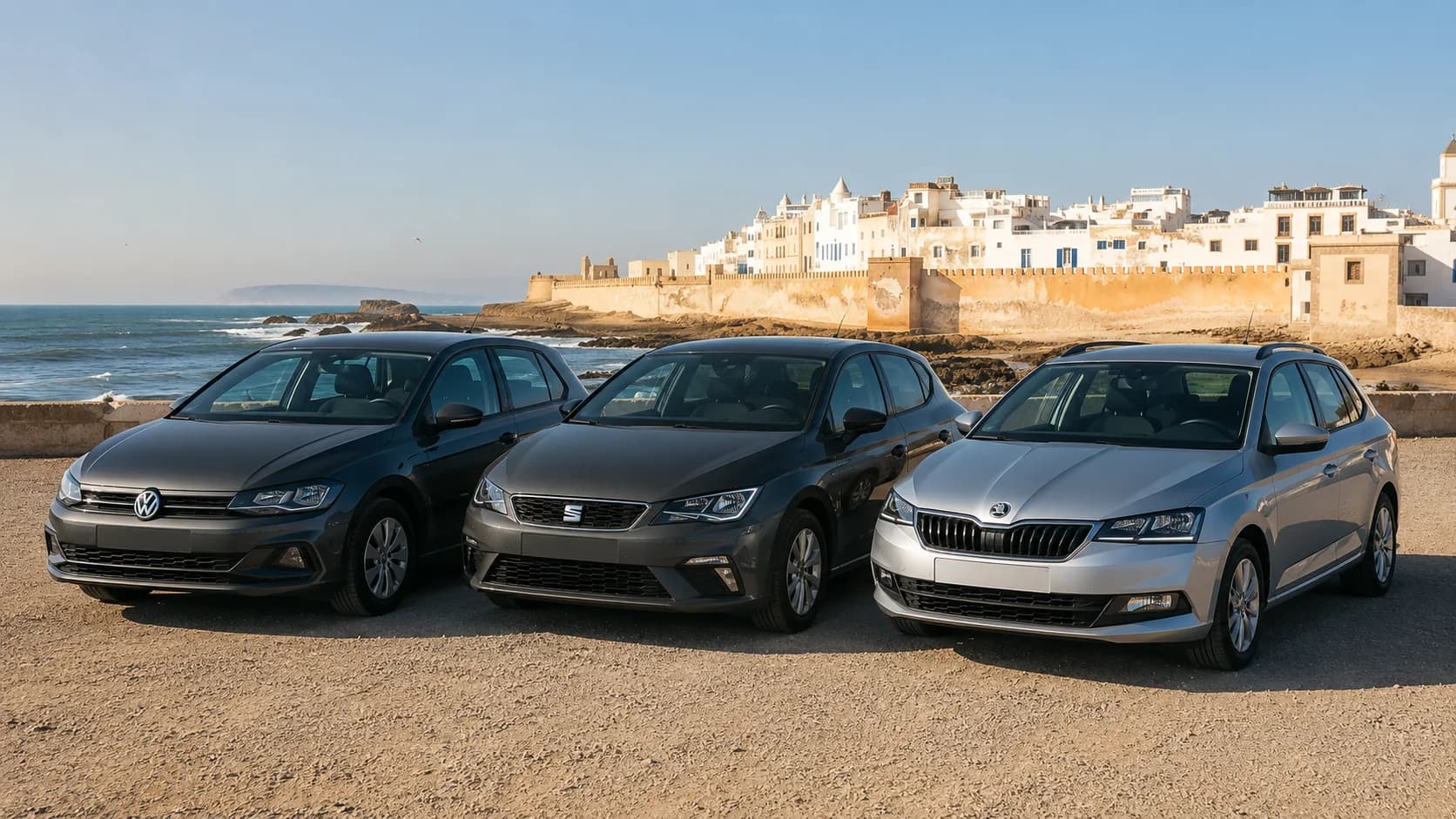Noleggio Volkswagen, SEAT e Skoda Essaouira: Confronto Auto Gruppo VW