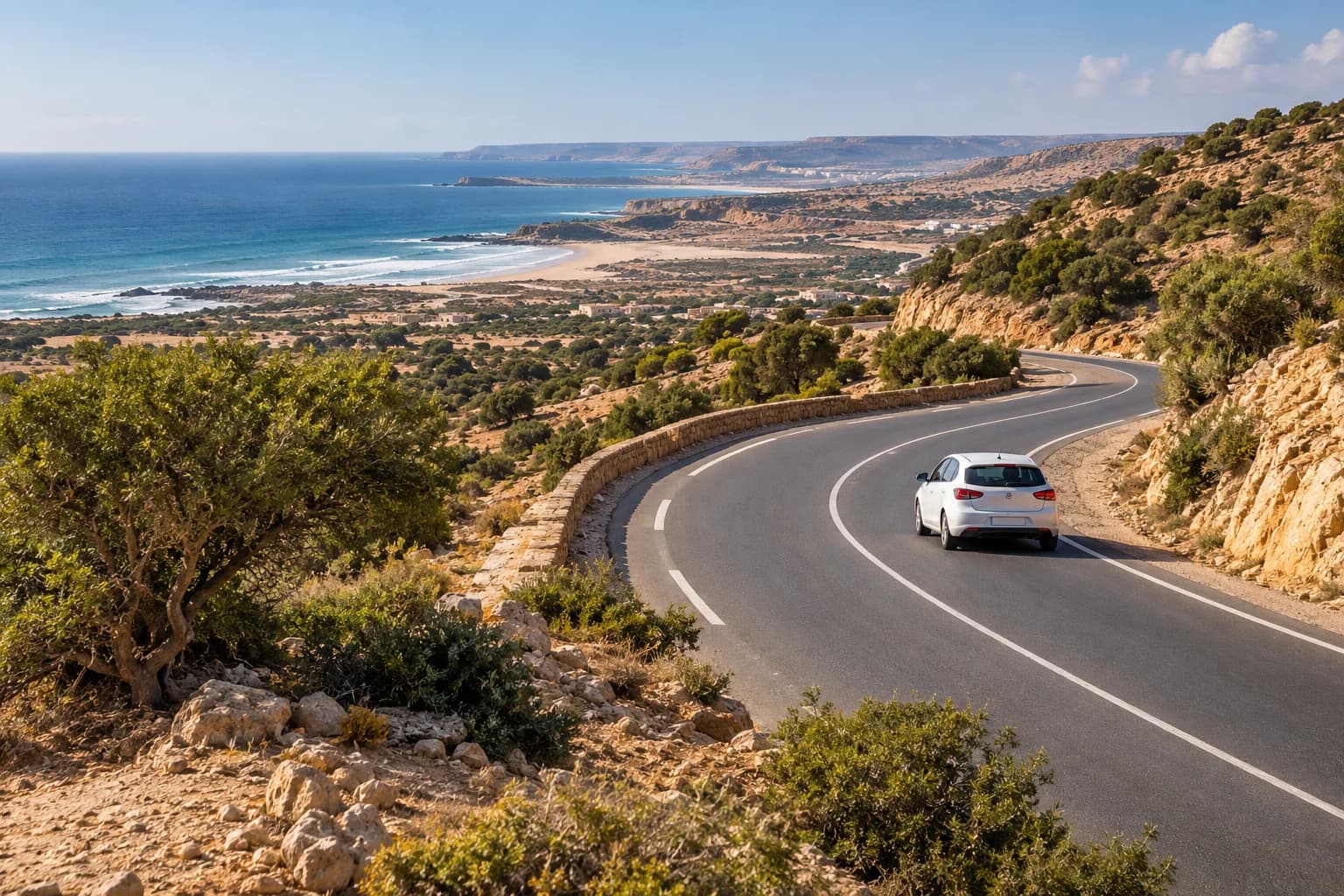 Planejamento de Rota para Viagem de Carro em Essaouira: Estradas, Paradas e Dicas de Condução